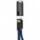 Дата кабель USB 2.0 AM to Type-C 0.22m blue ColorWay (CW-CBUC023-BL)