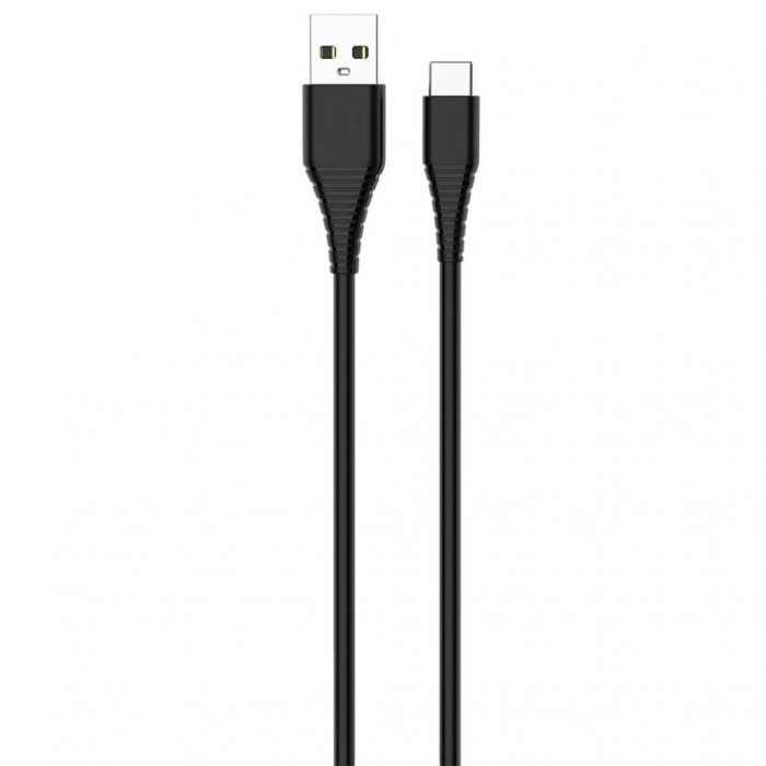 Дата кабель ColorWay USB 2.0 AM to Type-C 1.0m black (CW-CBUC026-BK)