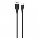 Дата кабель ColorWay USB 2.0 AM to Type-C 1.0m black (CW-CBUC026-BK)
