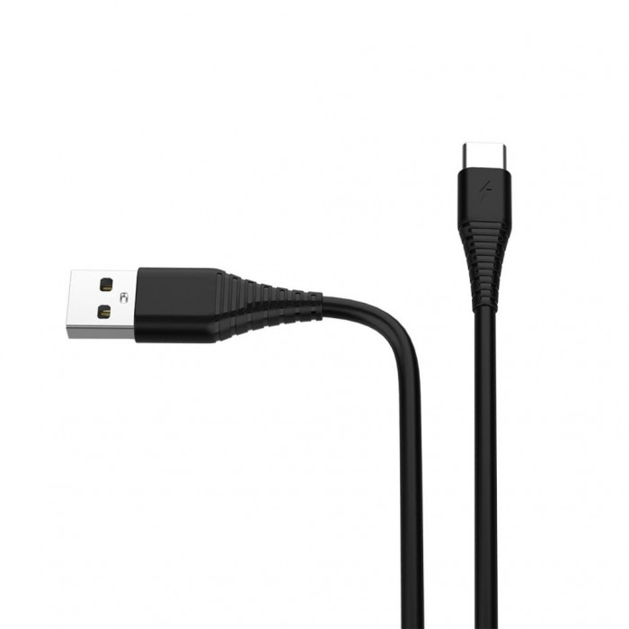 Дата кабель ColorWay USB 2.0 AM to Type-C 1.0m black (CW-CBUC026-BK)