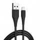 Дата кабель ColorWay USB 2.0 AM to Lightning 1.0m black (CW-CBUL024-BK)