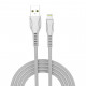 Дата кабель ColorWay USB 2.0 AM to Lightning 1.0m line-drawing white (CW-CBUL027-WH)