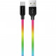 Дата кабель USB 2.0 AM to Micro 5P 1.0m multicolor ColorWay (CW-CBUM017-MC)