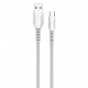 Дата кабель ColorWay USB 2.0 AM to Micro 5P 1.0m line-drawing white (CW-CBUM028-WH)