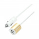 Зарядний пристрій ColorWay 2USB 2.1A + кабель 1.2м white (CW-CHA004-WT)
