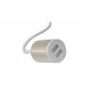 Зарядний пристрій ColorWay 2USB 2.1A + кабель 1.2м white (CW-CHA004-WT)