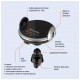 Універсальний автотримач ColorWay AutoSense Wireless Charger 2 15W Black (CW-CHAW036Q-BK)