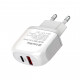 Зарядний пристрій ColorWay Type-C PD + USB QC3.0 20W white (CW-CHS024QPD-WT)