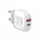 Зарядний пристрій ColorWay Type-C PD + USB QC3.0 20W white (CW-CHS024QPD-WT)
