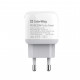 Зарядний пристрій ColorWay Type-C PD + USB QC3.0 20W white (CW-CHS024QPD-WT)
