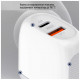 Зарядний пристрій ColorWay Type-C PD + USB QC3.0 20W white (CW-CHS024QPD-WT)