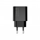 Зарядний пристрій ColorWay Type-C PD + USB QC3.0 (20W) V2 black (CW-CHS025QPD-BK)