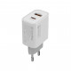 Зарядний пристрій ColorWay PD Port PPS USB (Type-C PD + USB QC3.0) (30W) (CW-CHS037PD-WT)