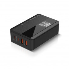 Зарядний пристрій ColorWay Power Delivery (2USB-A + 2USB TYPE-C) (65W) black (CW-CHS040PD-BK)