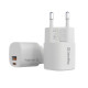 Зарядний пристрій ColorWay GaN PD Port USB PPS (Type-C PD + USB QC3.0) (33W) white (CW-CHS043PD-WT)
