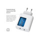 Зарядний пристрій ColorWay GaN Mini 50W PD Port PPS USB (Type-C PD 30W + Type-C PD 20W) white (CW-CHS050PD-WT)