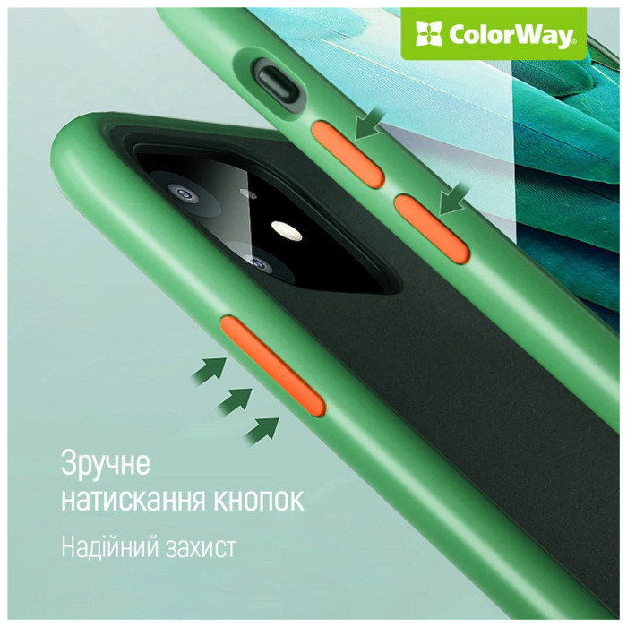 Чохол до мобільного телефона ColorWay Smart Matte Xiaomi Redmi 12 black (CW-CSMXR12-BK)