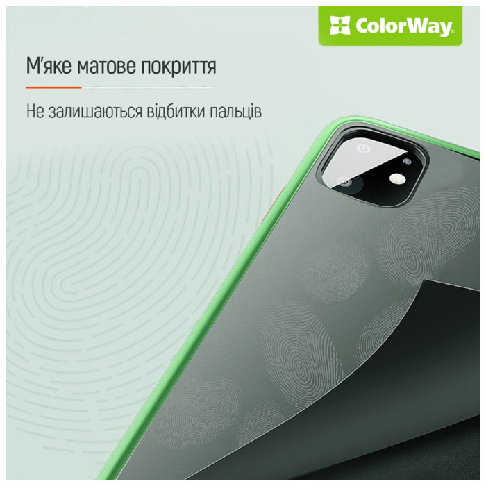 Чохол до мобільного телефона ColorWay Smart Matte Xiaomi Redmi 12 black (CW-CSMXR12-BK)