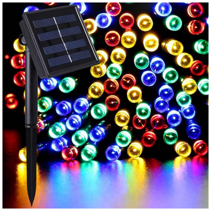 Гірлянда ColorWay на сонячній батареї 10м 100Led IP65 кольорова (CW-GO-100L10SBMC)