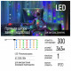 Гірлянда ColorWay штора водоспад 3x3м 300LED 220V кольорова (CW-GW-300L33VWFMC)