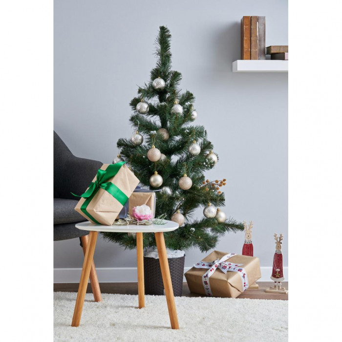 Ялинкова іграшка ColorWay Merry Christmas mix 16 шт (8 см) PEARL (CW-MCB816PEARL)