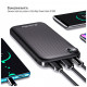 Батарея універсальна ColorWay 10 000 mAh Slim, LCD, Black (CW-PB100LPH2BK-D)