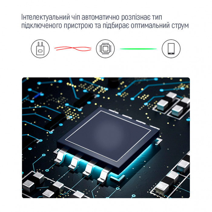 Батарея універсальна ColorWay 10 000 mAh Full power (USB QC3.0 + USB-C Power Delivery 22.5 (CW-PB100LPK2WT-PDD)