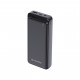 Батарея універсальна ColorWay 20 000 mAh Slim PD/20W, QC/3.0 USB-C/Micro-USB/USB-A Black (CW-PB200LPG3BK-PD)