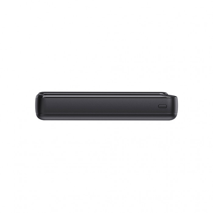 Батарея універсальна ColorWay 20 000 mAh Slim PD/20W, QC/3.0 USB-C/Micro-USB/USB-A Black (CW-PB200LPG3BK-PD)