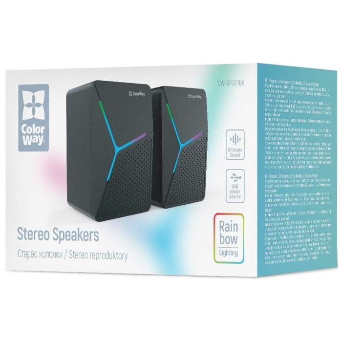 Акустична система ColorWay CW-SPU01BK Black (CW-SPU01BK)