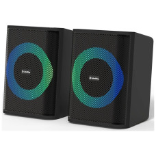 Акустична система ColorWay PulseRing 2.0 RGB USB Black (CW-SPU04BK)