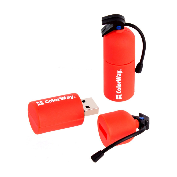 USB флеш накопичувач ColorWay Fire 64 GB USB 3.0 Red (CW-USBFE64)