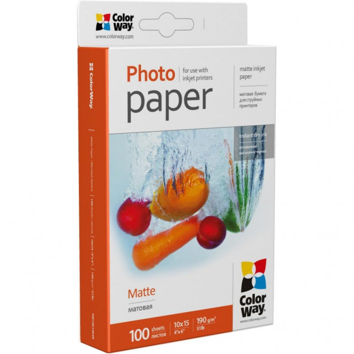 Фотопапір ColorWay 10x15 (PM1901004R)