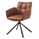 Офісне крісло Concepto Wang коричневий (ARM251R-HK513-BROWN LEATHER)