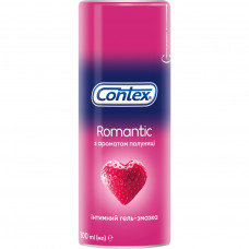 Інтимний гель-змазка Contex Romantic з ароматом полуниці (лубрикант) 100 мл (4820108005174)