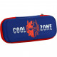 Пенал Cool For School з тисненням 1 відділення Блакитний (B-8007-dk.blue)