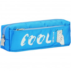 Пенал Cool For School 2 відділення Блакитний (B-8690-blue)