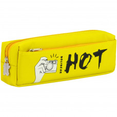 Пенал Cool For School 2 відділення Жовтий (B-8690-yellow)