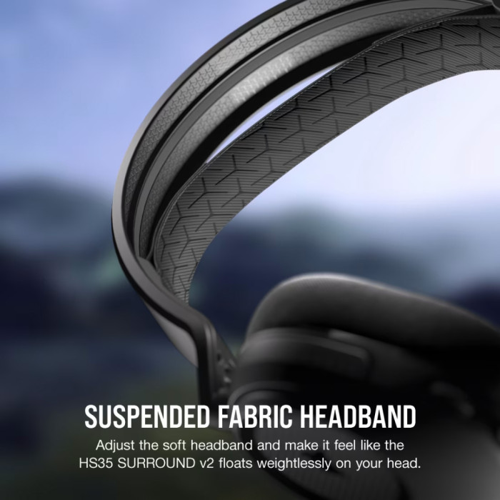 Навушники Corsair HS35 Surround v2 Multiplatform Gaming Carbon (CA-9011386-EU)