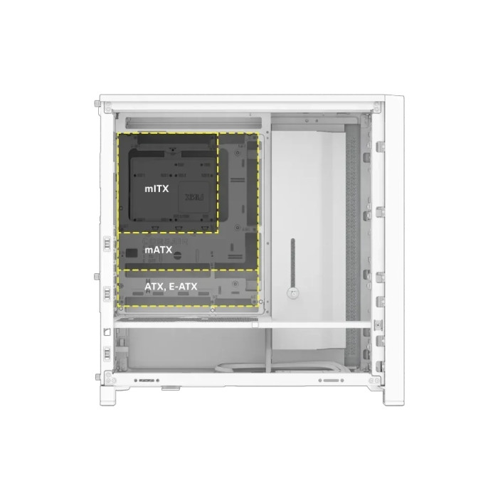 Корпус для ПК Corsair FRAME 4000D RS ARGB White (CC-9011297-WW)