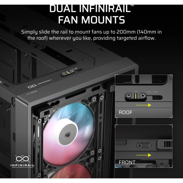 Корпус для ПК Corsair FRAME 4000D LCD RS Performance (CC-9011326-WW)