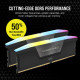 Модуль пам'яті для комп'ютера DDR5 32GB (2x16GB) 5200 MHz Vengeance RGB Corsair (CMH32GX5M2B5200Z40K)