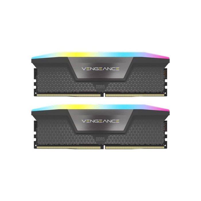 Модуль пам'яті для комп'ютера DDR5 32GB (2x16GB) 5600 MHz Vengeance RGB Corsair (CMH32GX5M2B5600Z36K)