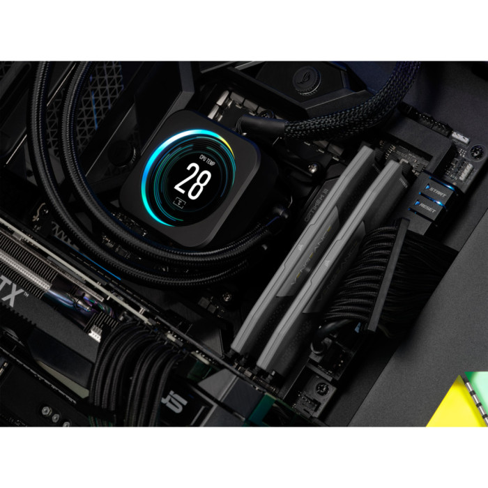 Модуль пам'яті для комп'ютера DDR5 32GB (2x16GB) 5600 MHz Vengeance Cool Gray Corsair (CMK32GX5M2B5600Z36)