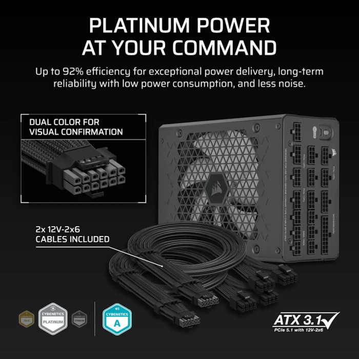 Блок живлення Corsair 1200W HX1200i (CP-9020307-EU)
