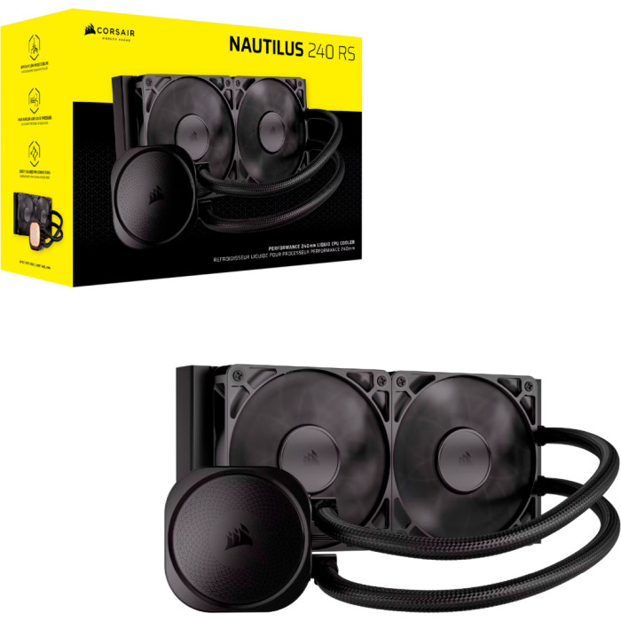 Система рідинного охолодження Corsair NAUTILUS 240 (CW-9060088-WW)