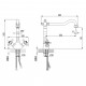 Змішувач Corso ARNO FE-5B252C (9679100)