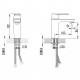Змішувач Corso BRACCIANO CF-2A136C (9617000)