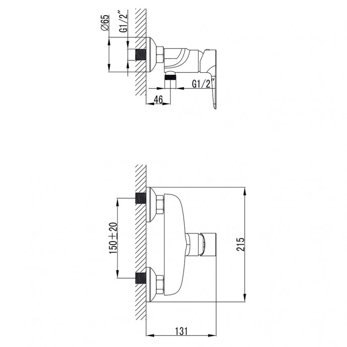 Змішувач Corso GARDA BC-1D121W (9605303)