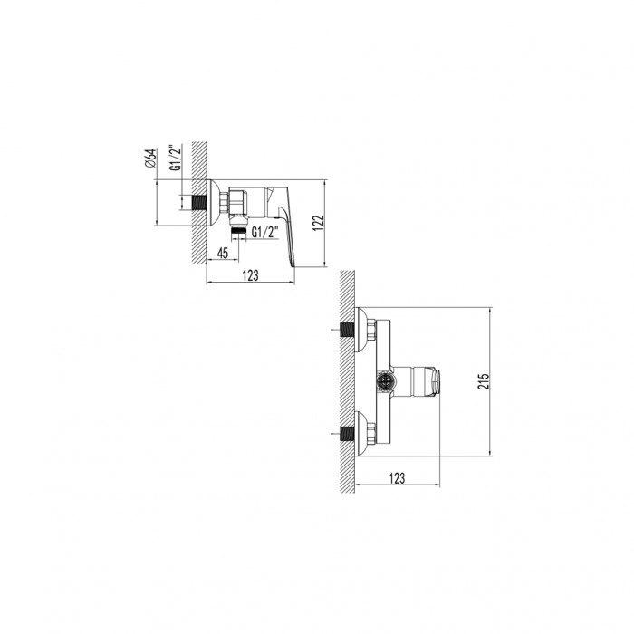 Змішувач Corso MARMORE DB-1D138C (9623300)